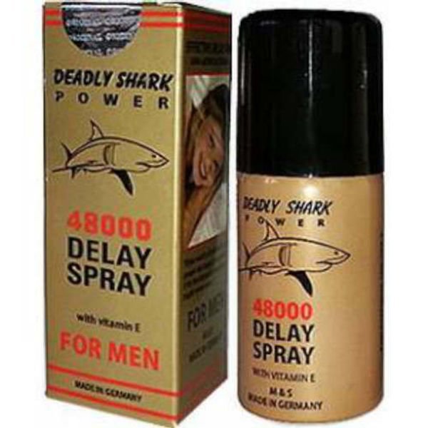 Deadly Shark 48000 Delay Spray for Men with Vitamin E