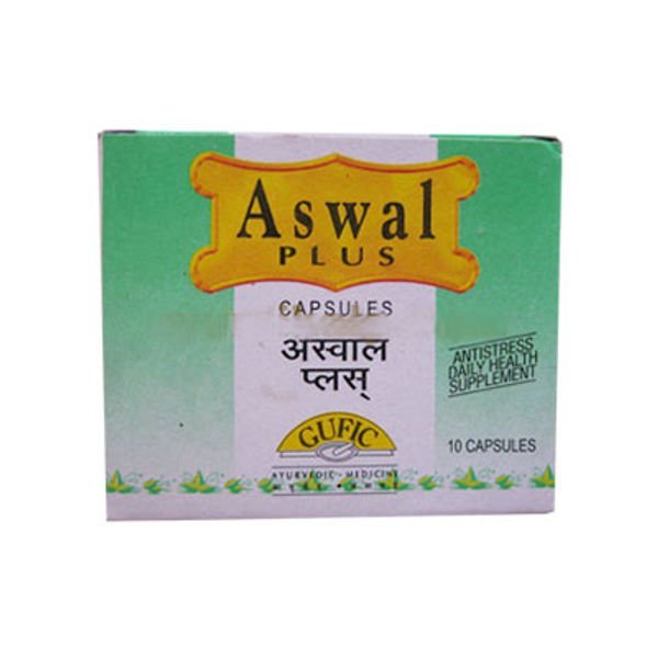 Gufic Biosciences Aswal Plus 10 Capsules-Gives stress free functional fitness to diabetic or cardiac pa