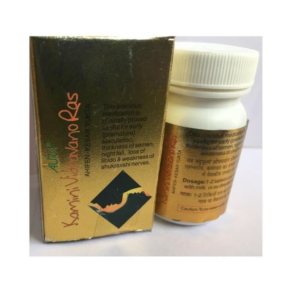 Aura Kaminividravan Ras (Kesar Yukt) 30 Tablets