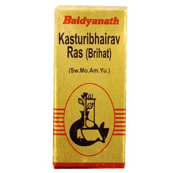Baidyanath Kasturibhairava Ras (SMA Yu) (10 tab)
