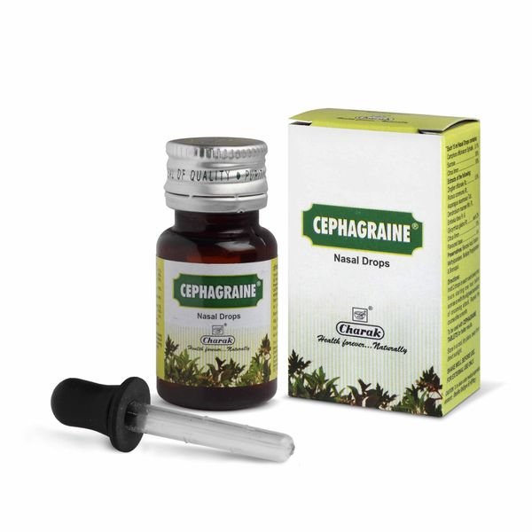Charak ph Cephagraine Nasal Drops 15ml pack of 2 pc