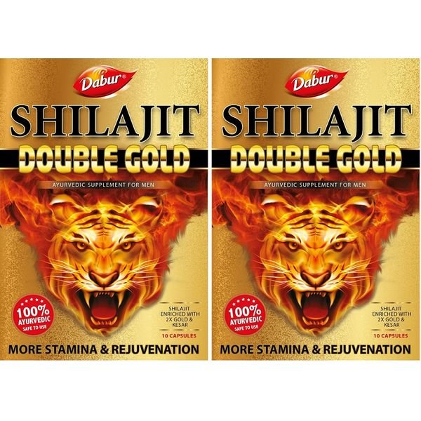 Dabur Shilajit Double Gold Capsule Pack of 2 PC