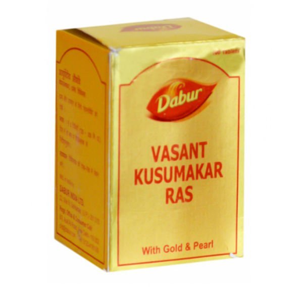 Dabur Vasant Kusumakar Ras (with Gold And Pearl) 100 tablet