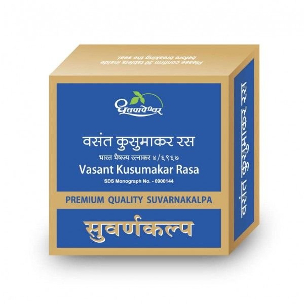 Dhootapapeshwar Vasant kusumakar ras 10 tablet