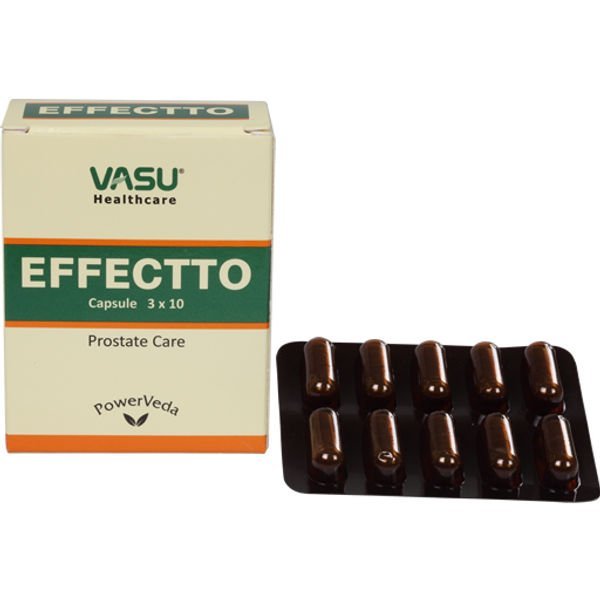 Vasu Effectto 30 Capsule (To reduce Prostate size)