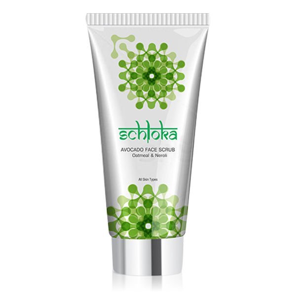 SCHLOKA AVOCADO FACE SCRUB WITH OATMEAL & NEROLI