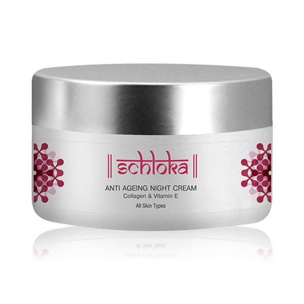 SCHLOKA ANTI AGEING NIGHT CREAM WITH COLLAGEN AND VITAMIN E