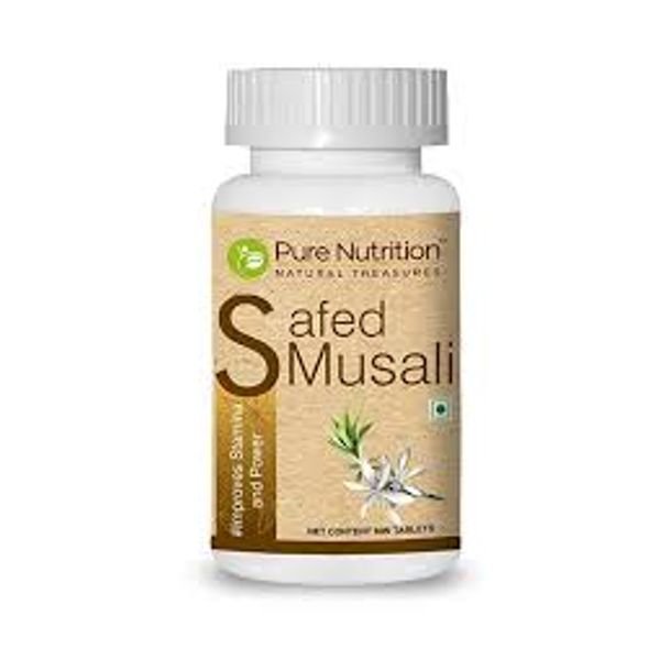 Safed Musali A Vitality Product (Improves Stamina and Power)- 60 VEG Tablet