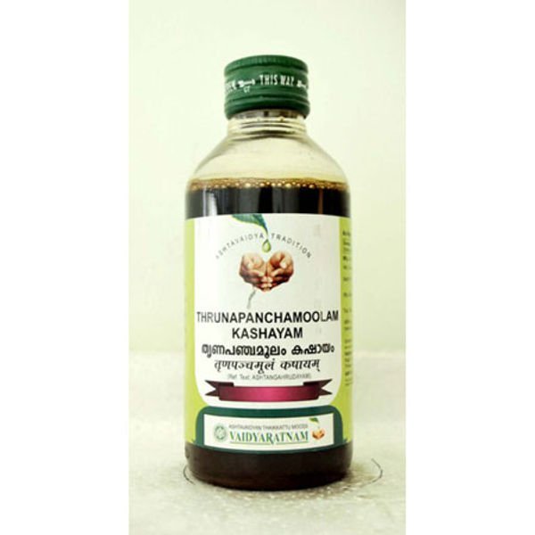 Vaidyaratnam Thrunapanchamooladi Kashayam