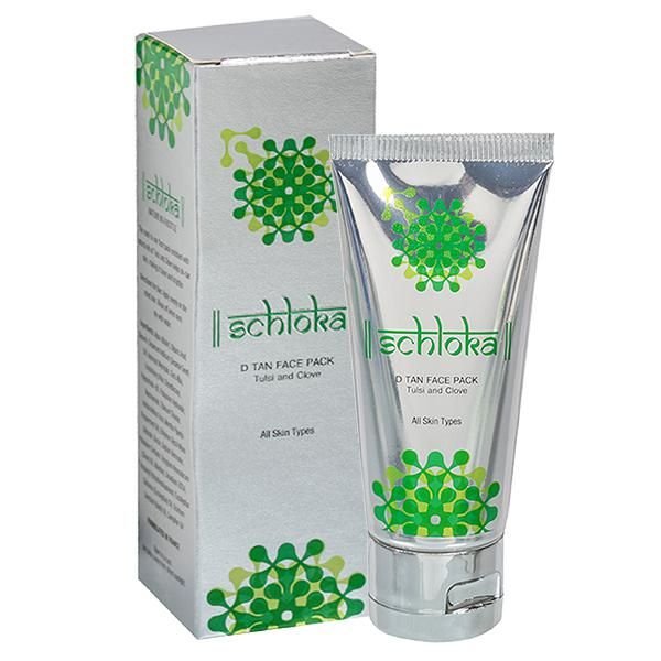 Schloka D Tan Face Pack with Tulsi & Clove 60 ml
