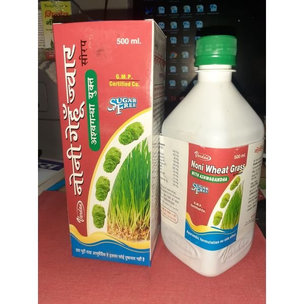 Noni wheat grass syrup pack of 2