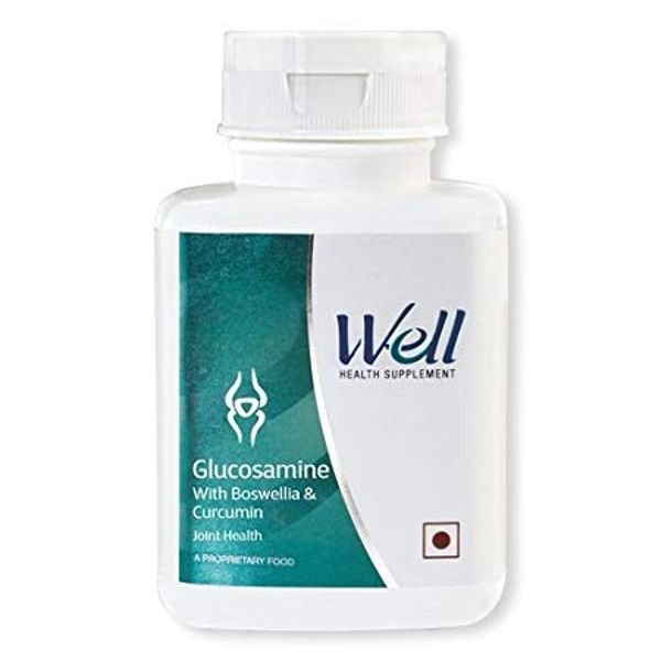 Well Glucosamine with Boswellia & Curcumin 120 Tablets | Modicare