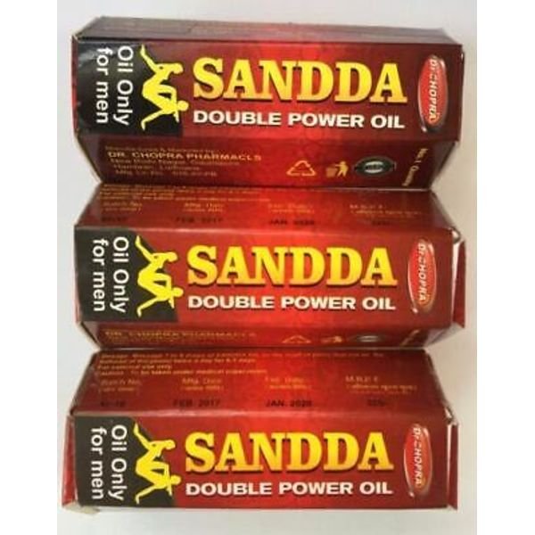 Double Power Sandda Oil 4 Men Pack of 3