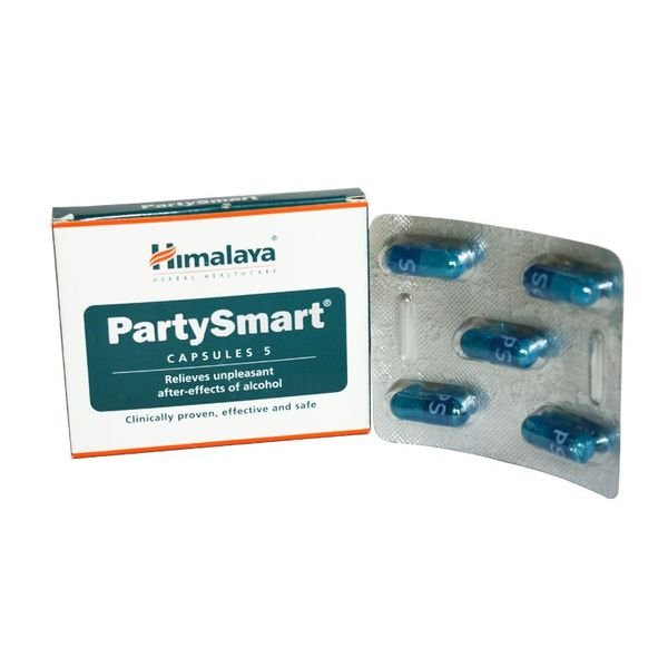 Himalaya PartySmart Cap 5 Capsules combo of 5 packs