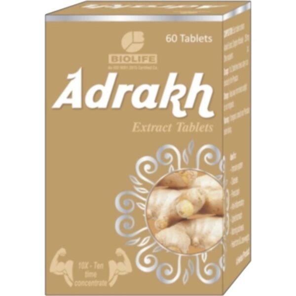 ADRAKH EXTRACT TABLET | Biolife Herbals