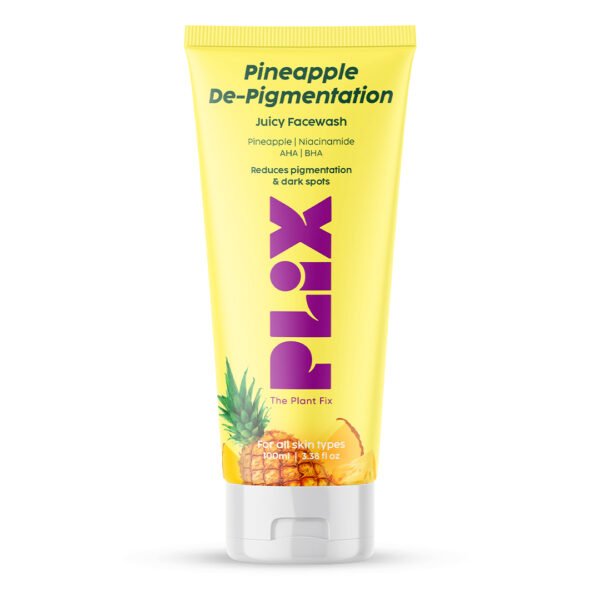Pineapple De-pigmentation Juicy Facewash & Serum for Pigmentation | Plix Life
