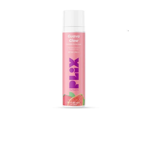 Guava Glow Invisible Dewy Sunscreen with SPF50+ PA+++ | Plix Life