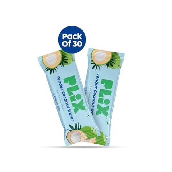 Tender Coconut Water Premix Powder with Electrolytes for Energy & Hydration 30 Sachets | Plix Life