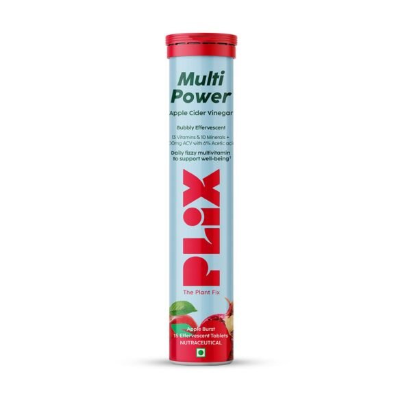 Multi Power 500mg Apple Cider Vinegar Effervescent With Multivitamins | Plix Life