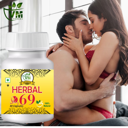 VEDMEDS Herbal 69 - Help to Extend Discharge Timing(30 Capsules)