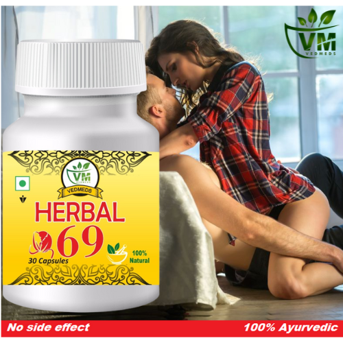 VEDMEDS Herbal 69 Capsule - Men Stamina Booster-30 Capsules