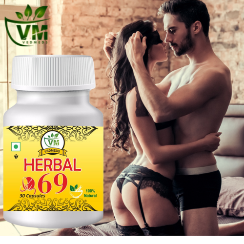 VEDMEDS Herbal 69 - Energy Booster For Men-30 Capsules