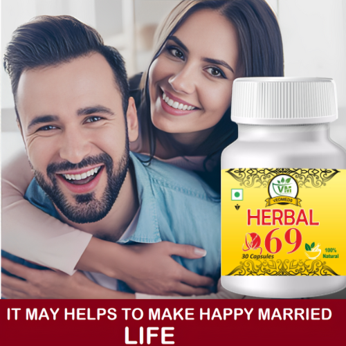 VEDMEDS Herbal 69 - Male Sperm Count Increase Supplement-30 Capsules