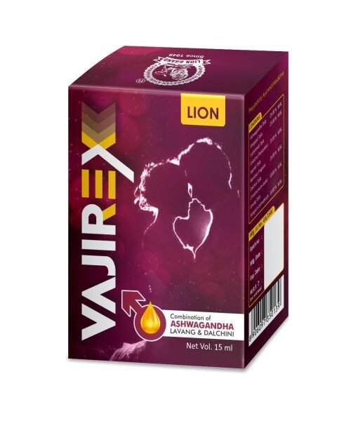 Vajirex Oil 15 ml | Lion Ayurvedic