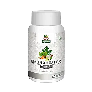 Divya Shri Emunohealer Capsule Ayurvedic Organic Immunity Booster For Men Women Blend Of Baheda Karela Punarnava And Amla, Pack Of 1
