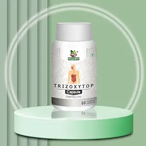 Divya Shri Trizoxytop Ayurvedic Capsules For Digestive Care | Digestive Enzymes Supplements | Digestive Capsules Ayurvedic | Digestive Care Capsule Pack Of 1 (60 Capsules)