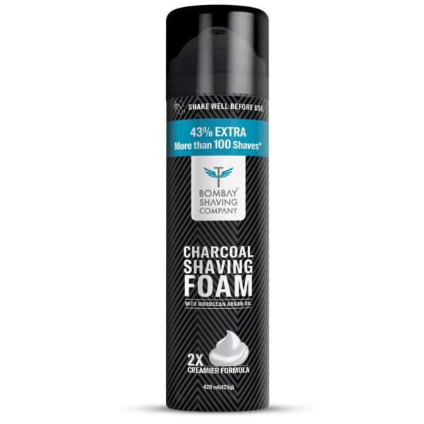Charcoal Shaving Foam, 425g| Bombay Shaving