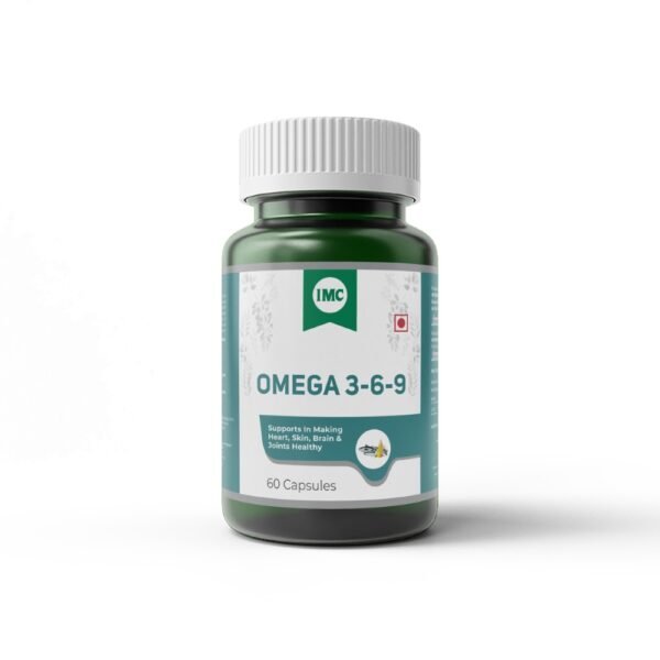 OMEGA 3 6 9 WITH VITAMIN D3 FISH OIL 60 CAPSULES | IMC