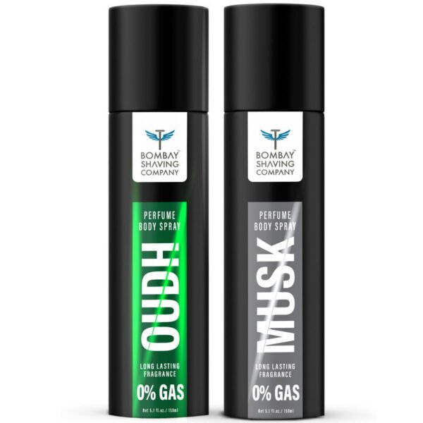 Oudh & Musk Body Sprays Combo| Bombay Shaving