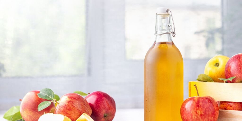 apple cider vinegar bottle