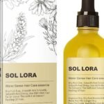 bottle of hair oil