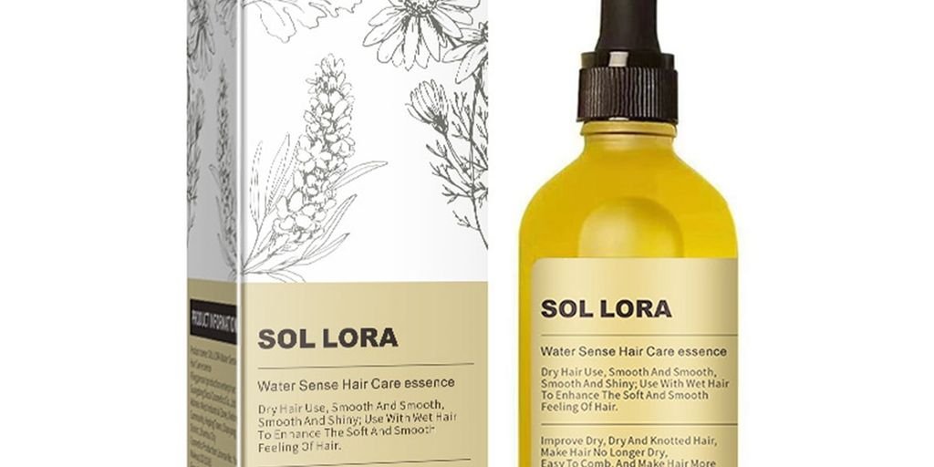 bottle of hair oil