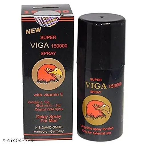 Viga 150000 (Delay Spray with Ginseng and Vitamin E) Long Last Spray for men With Highest Power