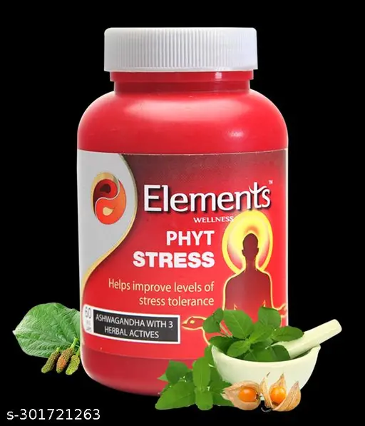 Elements Wellness Phyt Stress 60 Veg Caps