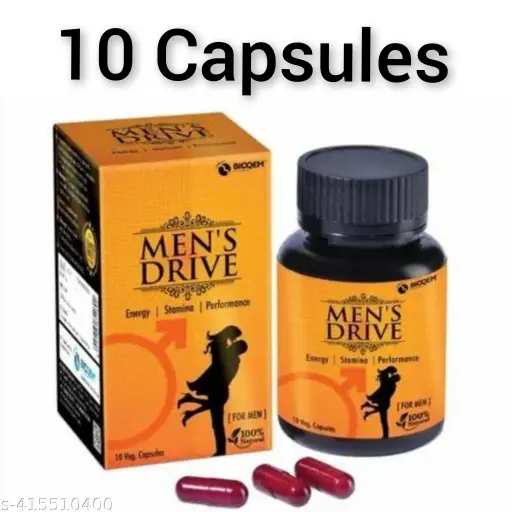 Man's Drive Capsules,BioQem Pharma.(10 Capsules)