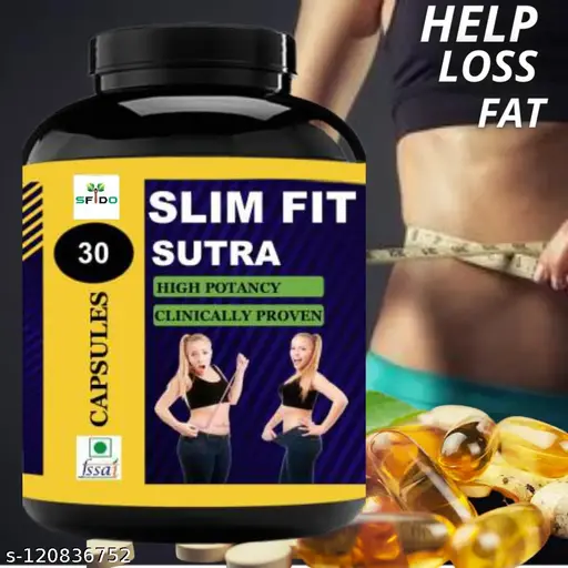 Slim Fit Sutra | Weight Loss Tablet | Ayurvedic Product | Fat Loss Belt | Weight Loss Capsule for Men | Body Slim | Capsule | Pack of 1