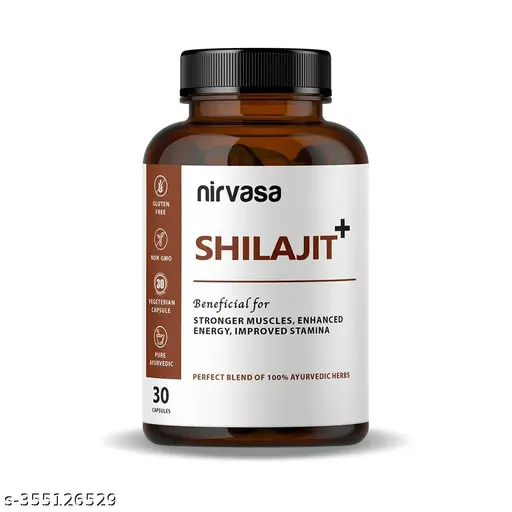 Nirvasa Shilajeet Capsule (800 mg) 30 Veg Capsule | Pack of 1