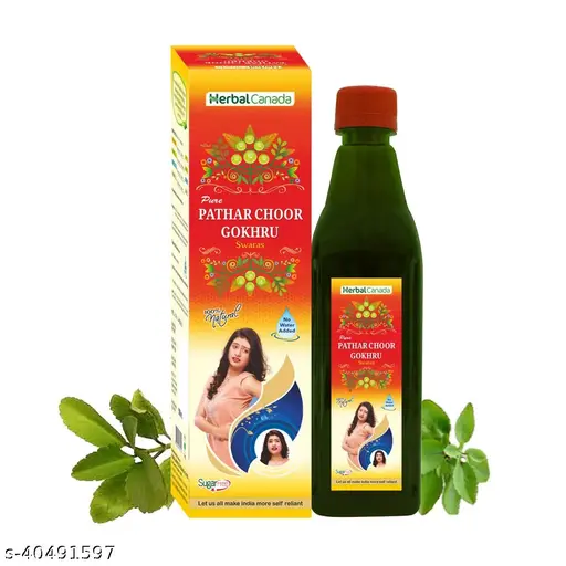 Herbal Canada Pathar Choor | May Helpful in Kidney Stone | 100% Ayurvedic-500ML-(Pack of-1) b