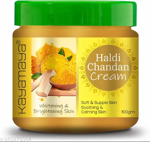 Haldi Chandan Fairness Cream Pack of 1 (100Gms each) Whitening Cream