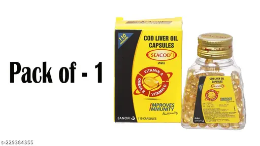 Seacod cod Liver Oil Capsules Pack of - 1