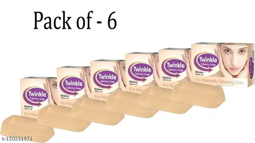 Twinkle soap For Naturally Glowing Skin Pack of - 6