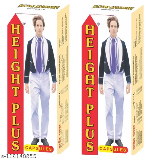 SURJICHEM HERBS INDIA HEIGHT PLUS CAPSULES 60 PCS PACK OF 2