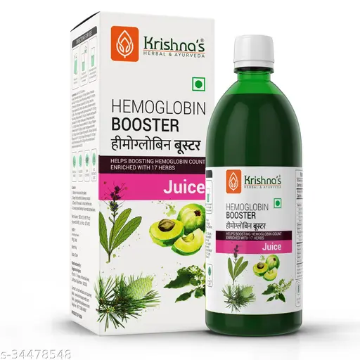 Krishna's Herbal & Ayurveda Hemoglobin Booster Juice (500 ml)