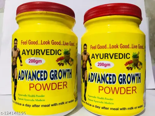 PACK OF 2 ADVANCE GROWTH WAIGHT GAIN POWDER