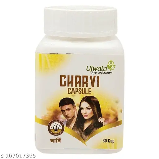 Charvi Capsule (30 Cap) I Bal badhane me madat kare I Dandruff ko kam kare I Bal zadna roke I Alopecia aur hairfall puri tarah band karde