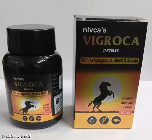 VIGROCA Ayurvedic Suppliment for Increase Energy 100% Natural AND Ayurvedic Sex Power Capasules